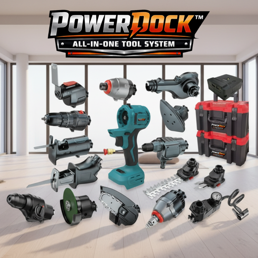 PowerDock™ All-in-One Tool System [Professional Performance in a Single Tool] or Individual Parts.