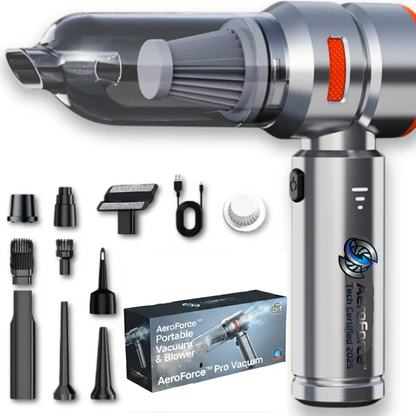 AeroForce™ Portable Vacuum & Blower [Industrial Suction in Seconds]