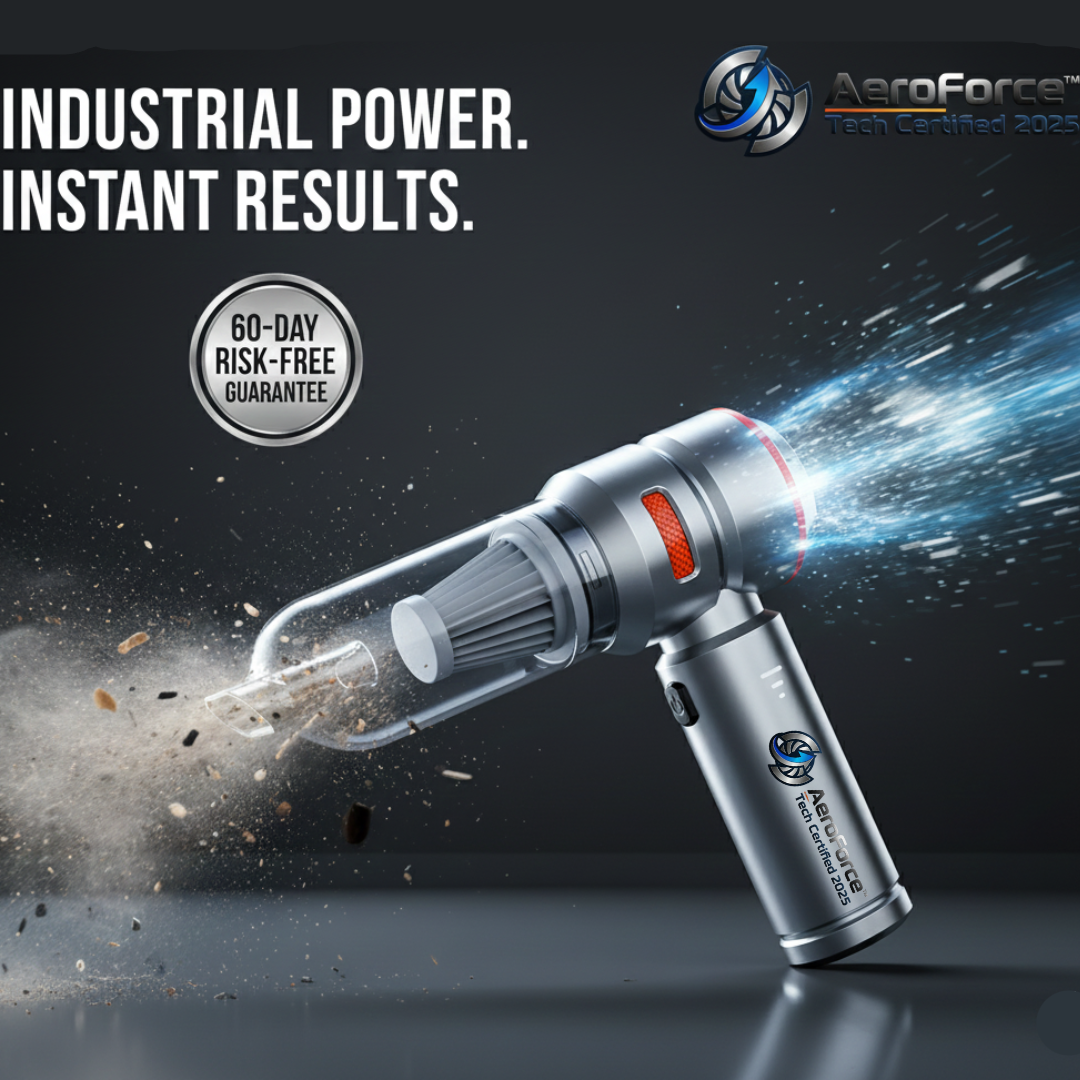 AeroForce™ Portable Vacuum & Blower [Industrial Suction in Seconds]