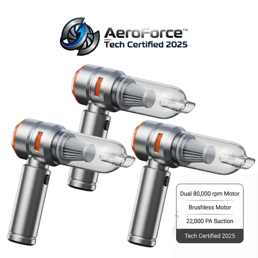 AeroForce™ Portable Vacuum & Blower [Industrial Suction in Seconds]