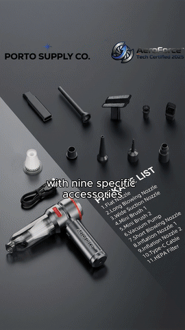 AeroForce™ Portable Vacuum & Blower [Industrial Suction in Seconds]