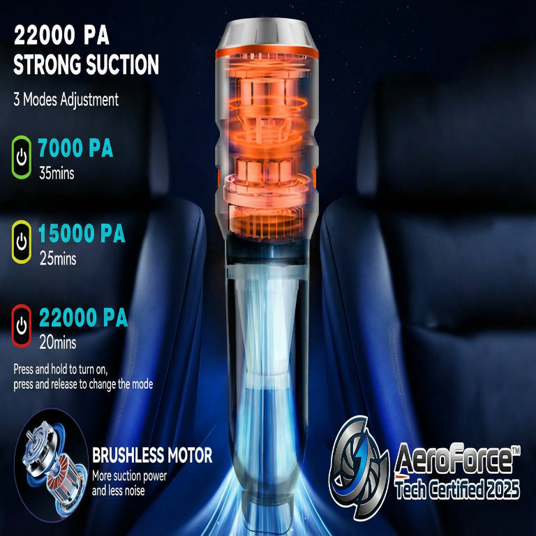 AeroForce™ Portable Vacuum & Blower [Industrial Suction in Seconds]