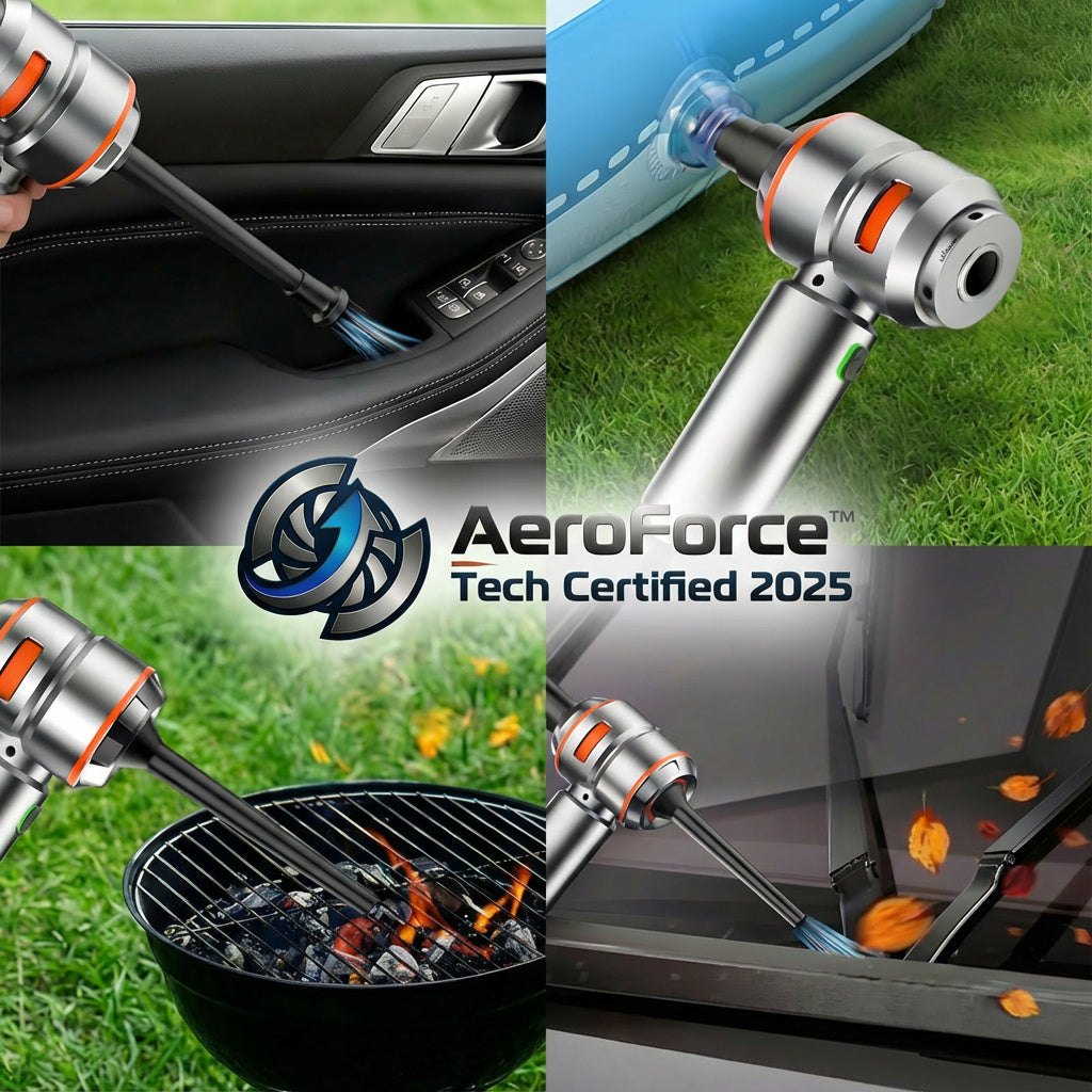 AeroForce™ Portable Vacuum & Blower [Industrial Suction in Seconds]