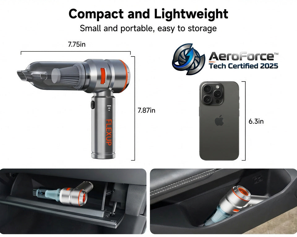AeroForce™ Portable Vacuum & Blower [Industrial Suction in Seconds]