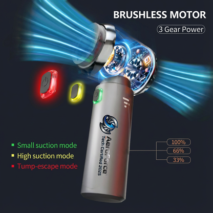 AeroForce™ Portable Vacuum & Blower [Industrial Suction in Seconds]