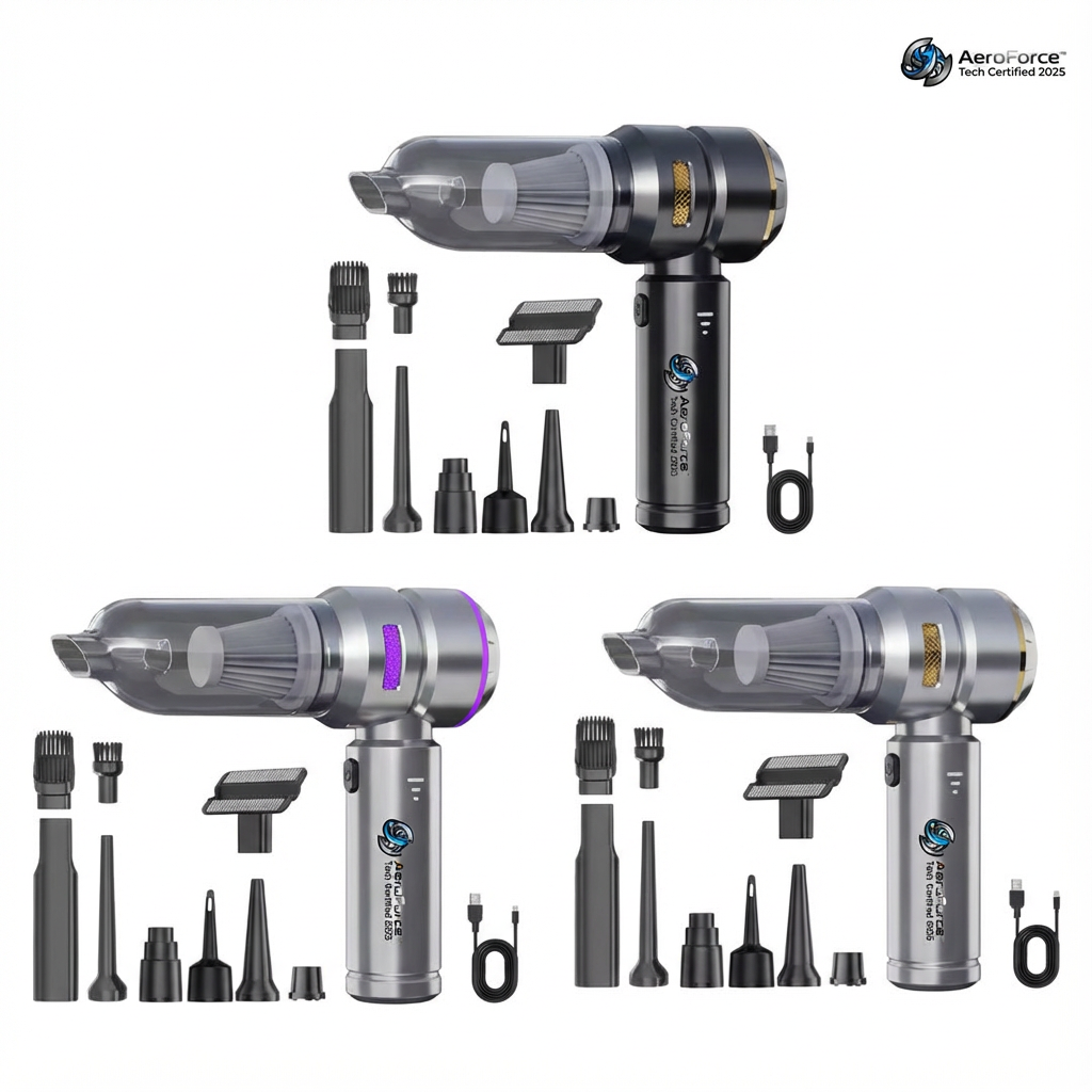 AeroForce™ Portable Vacuum & Blower [Industrial Suction in Seconds]