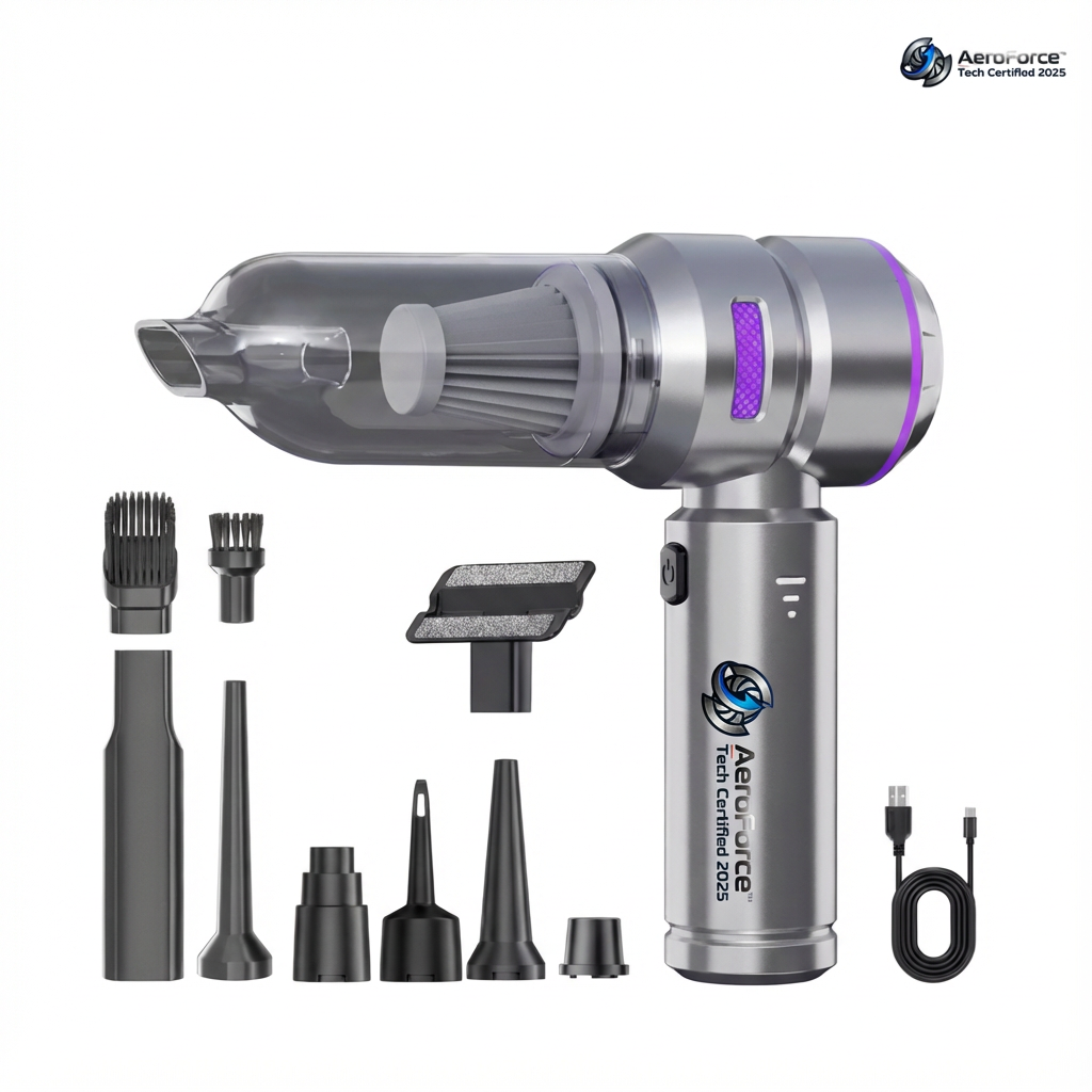 AeroForce™ Portable Vacuum & Blower [Industrial Suction in Seconds]
